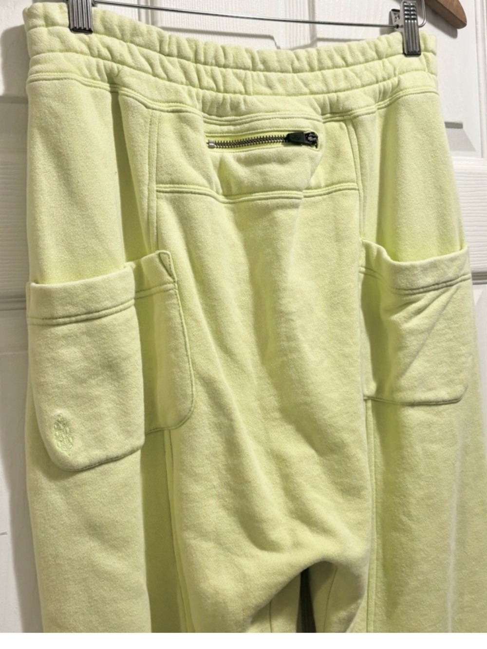 Free People Movement June Bug Joggers Neon Green Yellow Track Pants Size XS - Picture 4 of 13